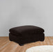 Lakeview Rectangular Upholstered Ottoman Dark Chocolate
