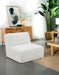 Sunny Upholstered Armless Chair Natural