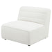 Sunny Upholstered Armless Chair Natural