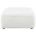 Sunny Square Upholstered Ottoman Natural