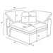 Raleigh 5-piece Boucle Upholstered Modular Sectional Ivory