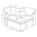 Raleigh 6-piece Boucle Upholstered Modular Sectional Grey