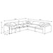 Raleigh 5-piece Boucle Upholstered Modular Sectional Grey