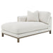Geneva Boucle Upholstered Sectional Chaise Sofa Sand