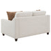 Christine 2-piece Upholstered Sloped Arm Sofa Set Beige