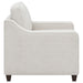 Christine 3-piece Upholstered Sloped Arm Sofa Set Beige