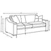 Ashlyn 2-piece Upholstered Track Arm Sofa Set Sand
