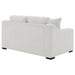 Ashlyn Fabric Upholstered Track Arm Loveseat Sand