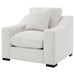 Ashlyn Fabric Upholstered Track Arm Accent Chair Sand