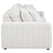 Jacana Corduroy Upholstered Dual Power Chaise Sofa Ivory