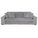 Jacana Corduroy Upholstered Dual Power Chaise Sofa Grey