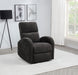 Grant Fabric Upholstered Power Recliner Chair Charcoal Grey