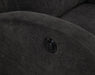 Grant Fabric Upholstered Power Recliner Chair Charcoal Grey