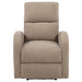 Grant Fabric Upholstered Power Recliner Chair Camel
