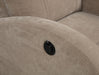 Grant Fabric Upholstered Power Recliner Chair Camel