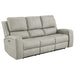Brickston Triple Power Reclining Sofa Grey