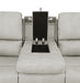 Brickston Triple Power Reclining Sofa Grey