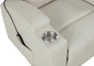 Armstrong Upholstered Power Lift Massage Recliner Ivory