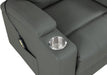 Armstrong Upholstered Power Lift Massage Recliner Grey