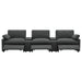 Collins 5-Piece Power Reclining Home Theater Seating Dark Grey