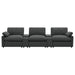 Collins 5-Piece Power Reclining Home Theater Seating Dark Grey