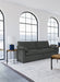 Collins Modular Power Loveseat Dark Grey