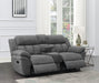 Bahrain Upholstered Motion Loveseat Charcoal