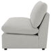 Collins Modular Armless Chair Grey