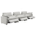 Collins 5-Piece Power Reclining Home Theater Seating Grey