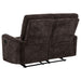 Navarro 3-piece Upholstered Reclining Sofa Set Dark Brown
