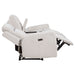 Kennett Chenille Upholstered Power Reclining Loveseat Ivory