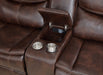 Sycamore Upholstered Power Reclining Sectional Sofa Brown