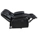 Camila 2-piece Upholstered Reclining Sofa Set Black
