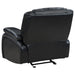 Camila 3-piece Upholstered Reclining Sofa Set Black