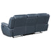 Sloane 3-piece Upholstered Reclining Sofa Set Blue