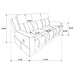 Brentwood 2-piece Upholstered Reclining Sofa Set Taupe