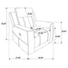 Brentwood Upholstered Recliner Chair Taupe