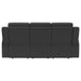 Brentwood Upholstered Motion Reclining Sofa Dark Charcoal