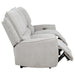 Sylmar Chenille Upholstered Power Reclining Sofa Dove Grey