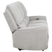 Sylmar Chenille Upholstered Power Reclining Sofa Dove Grey