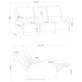 Sylmar 2-piece Chenille Power Reclining Sofa Set Dove Grey