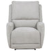 Sylmar Chenille Upholstered Power Recliner Dove Grey