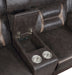 Greer Upholstered Motion Reclining Loveseat Brown