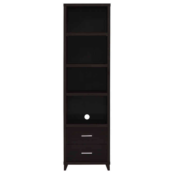 Lewes 4-piece 60-inch TV Entertainment Center Cappuccino