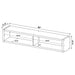 Lewes 4-piece 60-inch TV Entertainment Center Cappuccino