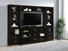 Lewes 4-shelf Engineered Wood Media Tower Cappuccino