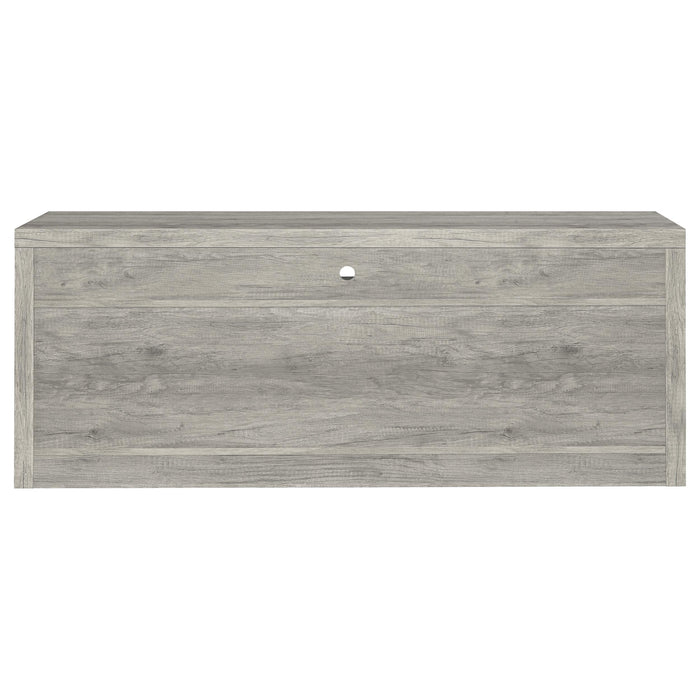 Burke 3-piece 59-inch TV Entertainment Center Grey Driftwood