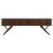 Valna Wood 71-inch TV Stand with Sliding Doors Walnut
