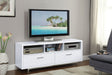 Casey 2-drawer Engineered Wood 60-inch TV Stand White