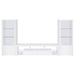 Jude 3-piece 71-inch TV Entertainment Center White High Gloss